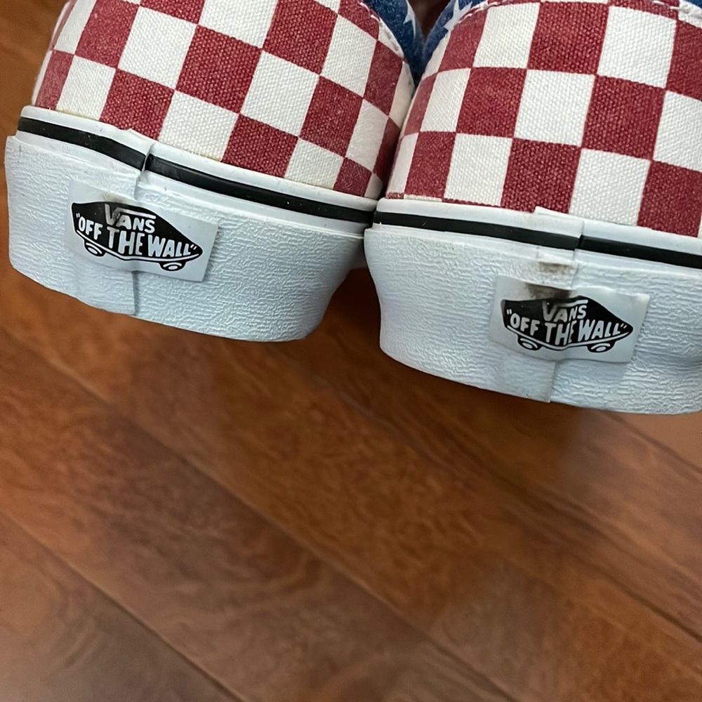 VANS Era (Van Doren) Stars and Stripes/Checkered Men's Shoes - Picture 15 of 16